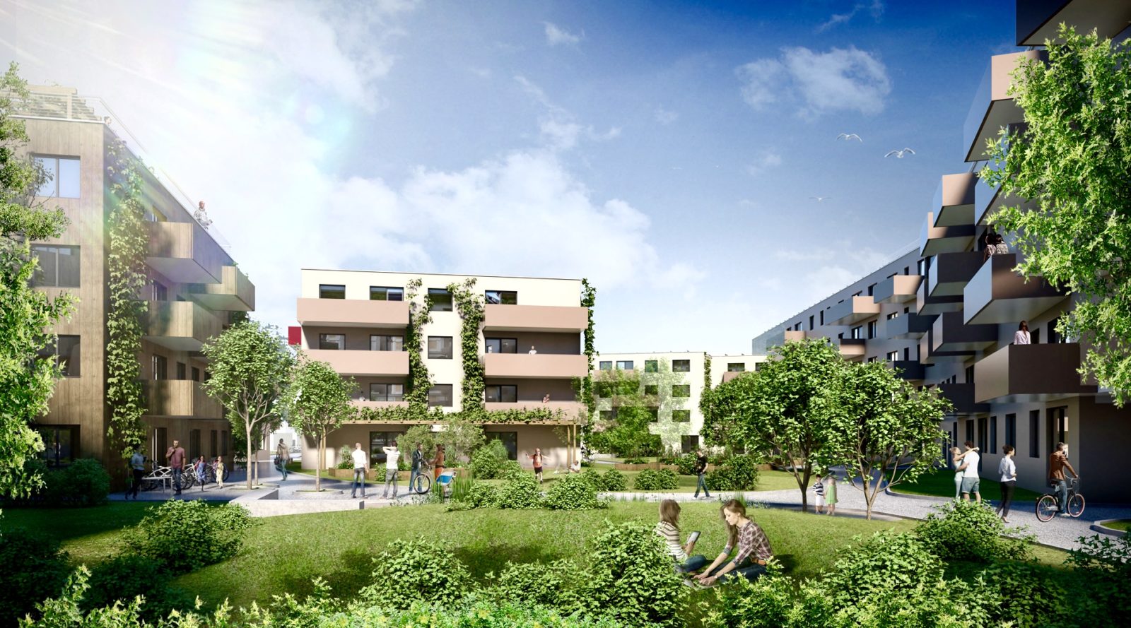 BTW Podhagskygasse III - Architekturvisualisierung Aussen